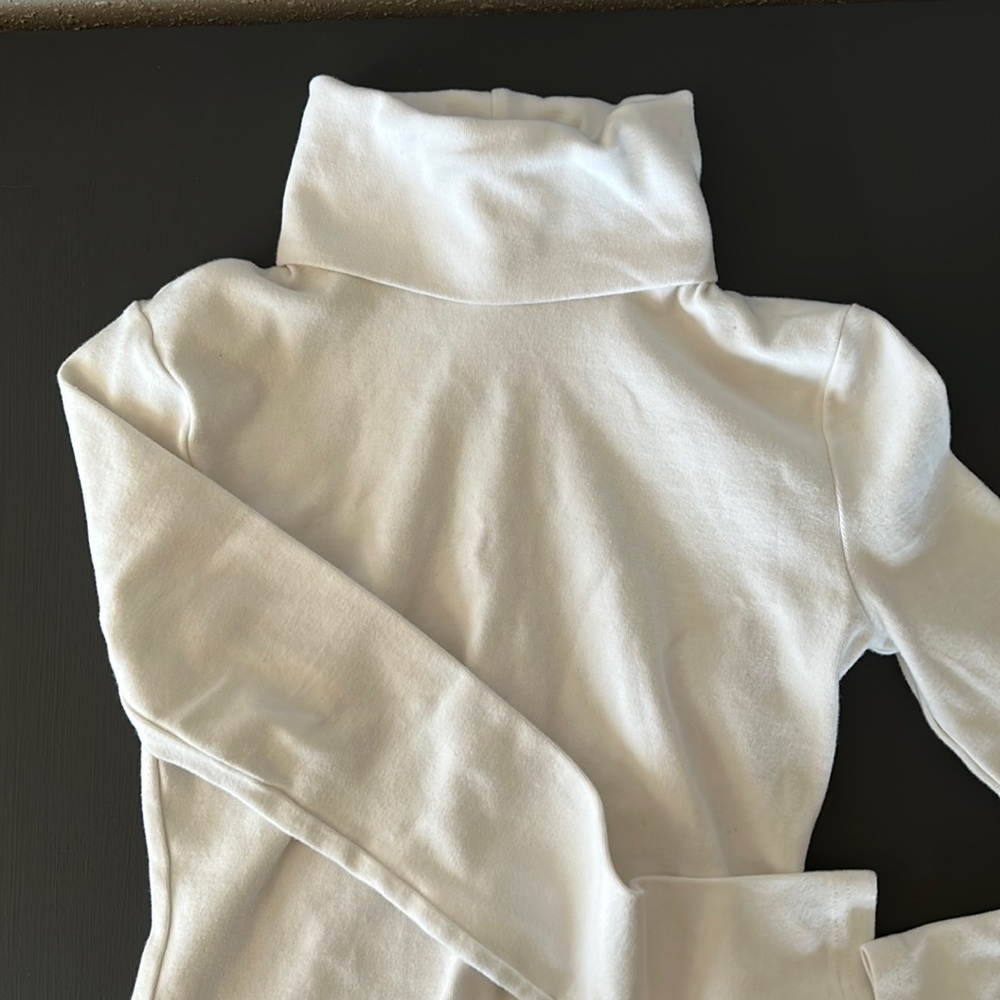 Small white turtleneck